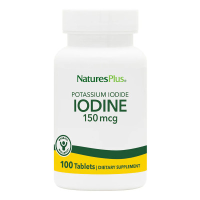 Йодид калия Nature's Plus Potassium Iodide, 150 мкг, 100 таблеток