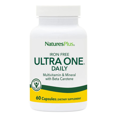 Мультивитамины без железа Nature's Plus Ultra One Daily Iron-Free, 60 капсул
