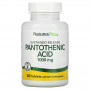 Пантотеновая кислота Витамин В5 Nature's Plus Pantothenic Acid Sustained Release, 1000 мг, 60 таблеток