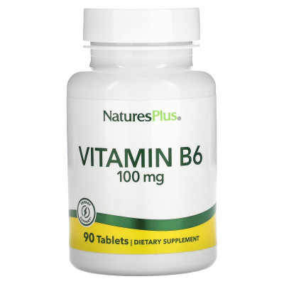 Витамин В6 Nature's Plus Vitamin B-6, 100 мг, 90 таблеток