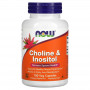 Холин и инозитол Now Foods Choline & Inositol, 500 мг, 100 капсул