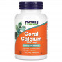 Кальций из кораллов Now Foods Coral calcium, 1000 мг, 100 растительных капсул