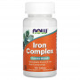 Комплекс железа Now Foods Iron Complex, 100 таблеток