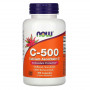 Аскорбат кальция витамин С Now Foods C-500 Calcium Ascorbate, 500 мг, 100 капсул