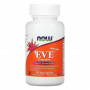 Мультивитамины для женщин без содержания железа Now Foods EVE, 120 капсул
