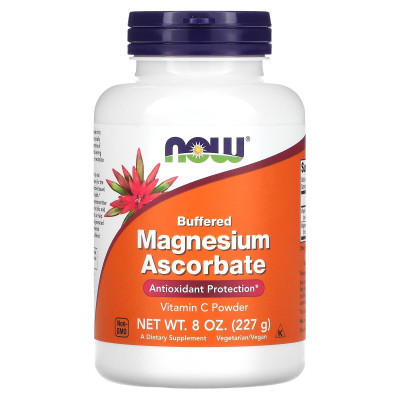 Аскорбат магния с витамином С Now Foods Magnesium Ascorbate, 227 г