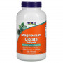 Цитрат магния Now Foods Magnesium Citrate, 400 мг, 180 вегетарианских капсул