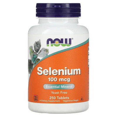 Селен Now Foods Selenium, 100 мкг, 250 таблеток