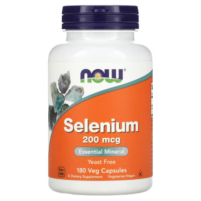 Селен Now Foods Selenium, 200 мкг, 90 капсул