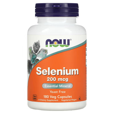 Селен Now Foods Selenium, 200 мкг, 180 капсул