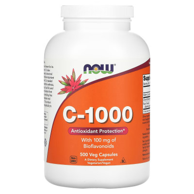 Витамин С 1000 Now Foods C-1000, 500 капсул