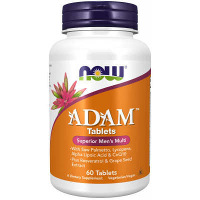 Витамины для мужчин мультивитамины Now Foods Adam Men's Multi, 60 таблеток