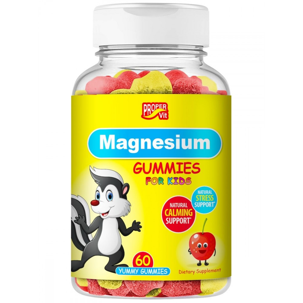 Магний для детей Proper Vit Magnesium for kids, 60 жевательных мармеладок  купить в Москве по цене 1 890 руб. 💪 Интернет-магазин спортивного питания  Гладиатор