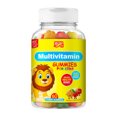 Жевательные мультивитамины для детей Proper Vit Multivitamin for Kids, 60 жевательных мармеладок