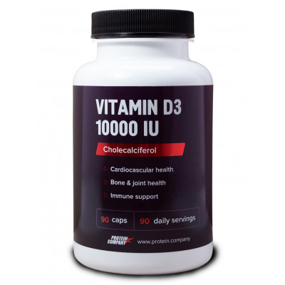 Витамин Д3 Protein.Company Vitamin D3, 10000 IU, 90 капсул