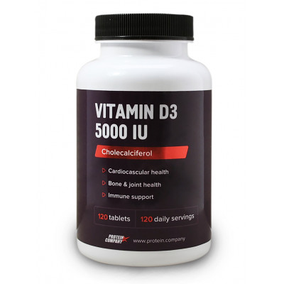Витамин Д3 Protein.Company Vitamin D3, 5000 IU, 120 таблеток