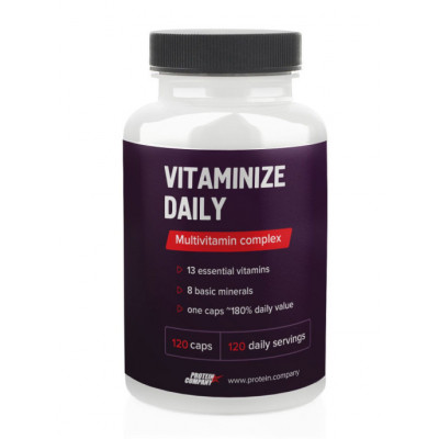 Витаминно-минеральный комплекс Protein.Company Vitaminize Daily, 120 капсул