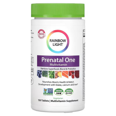Пренатальные мультивитамины для беременных Rainbow Light Prenatal One, 150 таблеток