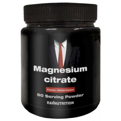 Цитрат магния RavNutrition Magnesium Citrate, 250 г, Арбуз