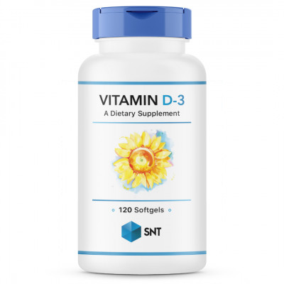 Витамин Д3 SNT Vitamin D3, 5000 IU, 120 капсул