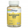 Пантотеновая кислота Solaray Pantothenic Acid, 500 мг, 100 растительных капсул