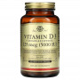 Витамин Д3 Solgar Vitamin D3, 5000 IU, 240 растительных капсул