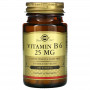 Витамин В6 Solgar Vitamin B6, 25 мг, 100 таблеток