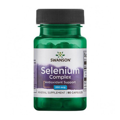 Селен Swanson Selenium, 200 мкг, 90 капсул