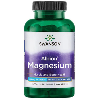 Глицинат магния Swanson Magnesium, 133 мг, 90 капсул