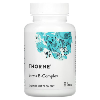 Комплекс витаминов группы Б против стресса Thorne Research Vitamin B complex, 60 капсул