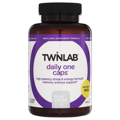 Комплекс витаминов без содержания железа Twinlab Daily One Caps Without Iron, 90 капсул