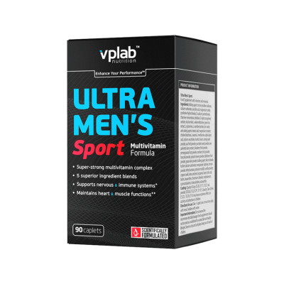 Витамины для мужчин Vplab Ultra Men's Multivitamin Formula, 90 капсул