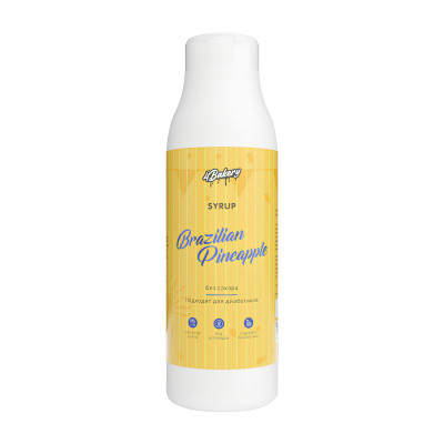 Сироп без сахара и калорий 4Bakery Syrup 420 мл, Ананас