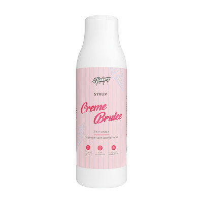 Сироп без сахара и калорий 4Bakery Syrup 420 мл, Крем-брюле