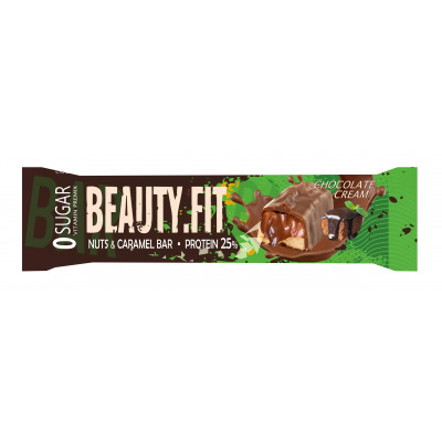Протеиновый батончик Beauty Fit Кранч Protein Bar 25%, 60 г, Шоколадный крем