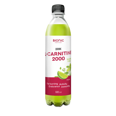 Спортивный напиток с Л-карнитином Bionic Nutrition L-Carnitine 2000, 500 мл, Мохито