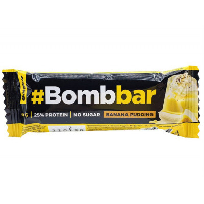 Протеиновый батончик в шоколаде Bombbar 25% Protein, 40 г, Банановый пудинг