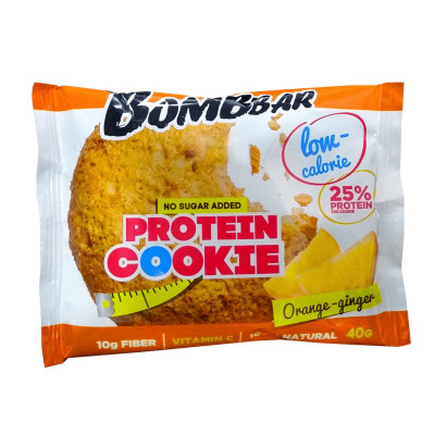 Протеиновое печенье Bombbar Protein Cookie, 40 г, Апельсин-имбирь