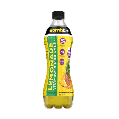 Лимонад с витаминами и минералами Bombbar, 500 мл, Ананас