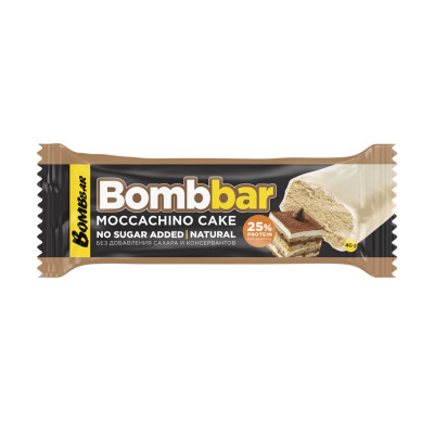 Протеиновый батончик в шоколаде Bombbar 25% Protein, 40 г, Торт моккачино