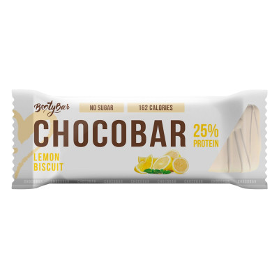 Протеиновый глазированный батончик BootyBar Chocobar, 40 г, Лимонный пирог