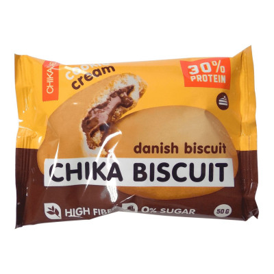 Бисквитное протеиновое печенье Chikalab Chika Biscuit, 50 г, Датский бисквит