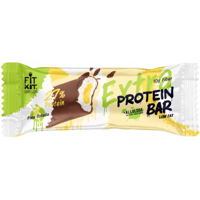 Протеиновый батончик Fit Kit Extra Protein Bar, 60 г, Пина колада