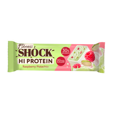 Протеиновый батончик FitnesShock Hi Protein, 40 г, Фисташка-малина