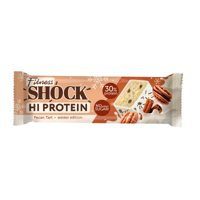 Протеиновый батончик FitnesShock Hi Protein, 40 г, Пекан-тарт