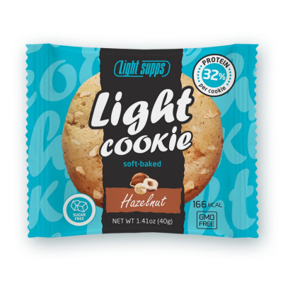 Протеиновое печенье Light Supps Light Cookie, 40 г, Орех