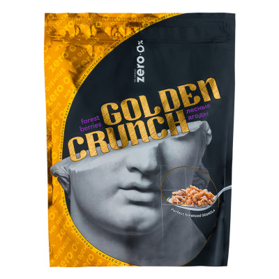 Гранола без сахара Mr.Djemius Golden Crunch, 350 г, Лесные ягоды