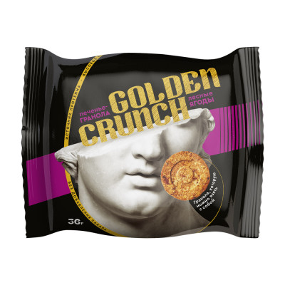 Гранольное печенье Mr.Djemius Golden Crunch, 36 г, Лесные ягоды