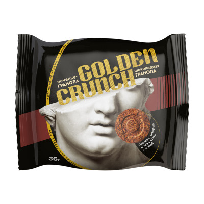 Гранольное печенье Mr.Djemius Golden Crunch, 36 г, Шоколад