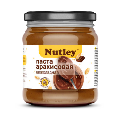 Арахисовая паста Nutley, 450 г, Бельгийский шоколад